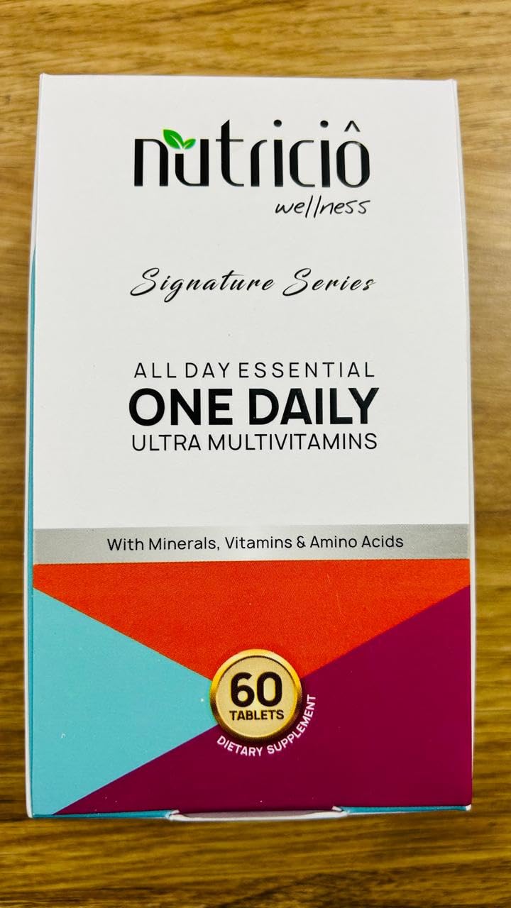 Nutricio Wellness Signature Series All Day Essential One Daily Ultra Multivitamins, 60 Tablets