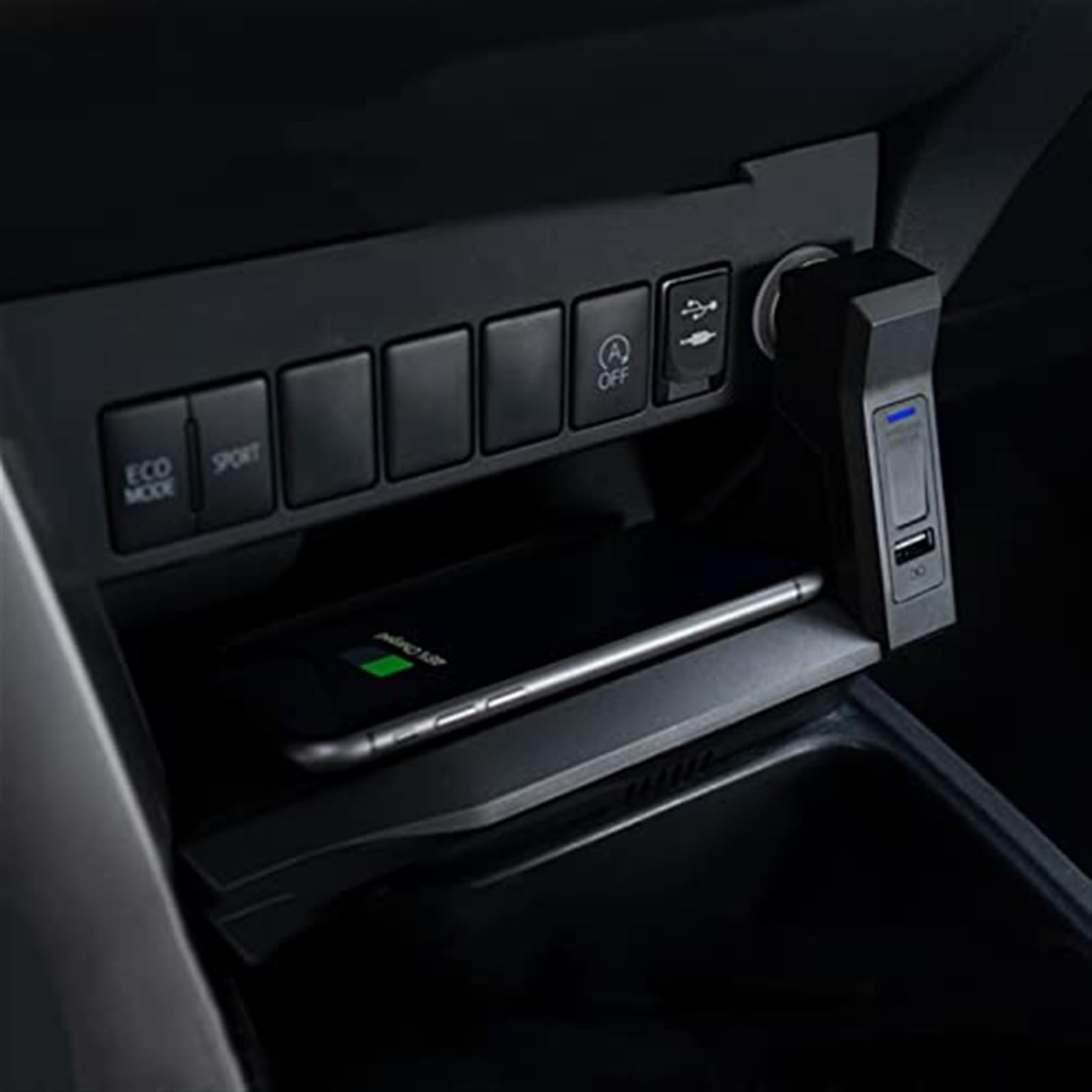 Bezprzewodowa ładowarka samochodowa, dla Toyota, dla RAV4, RAV 4 Hybrid 2013-2018 ładowarka do telefonu QI płyta ładująca akcesoria do uchwytów na telefon Bezprzewodowa ładowarka samochodowa