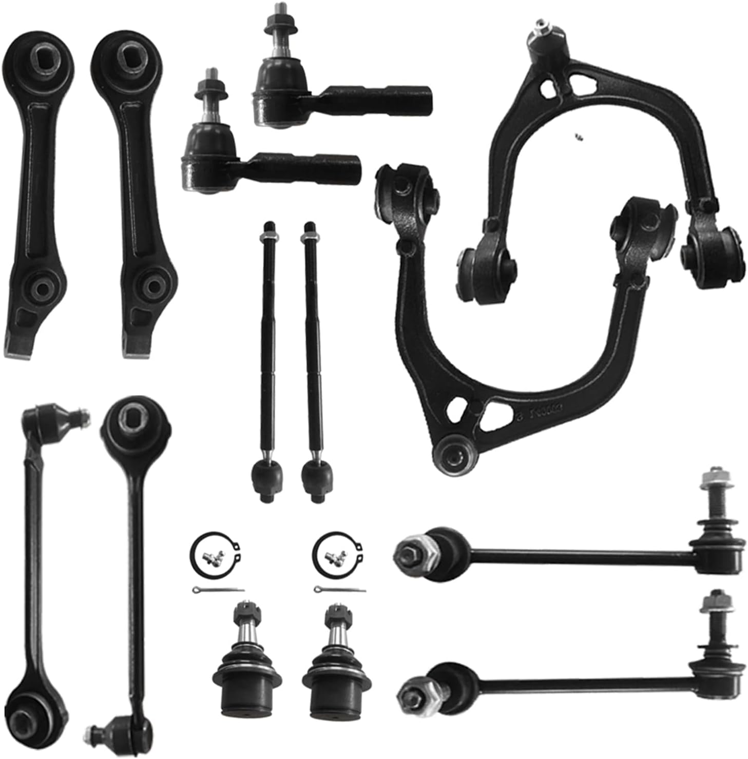 TRIL GEAR 14PC Front Suspension Kits Control Arm with Ball Joint Assembly Compatible with 2005-2010 Charger Magnum 300 2008-10 Challenger 2006-10 Charger 2005-08 Magnum RWD