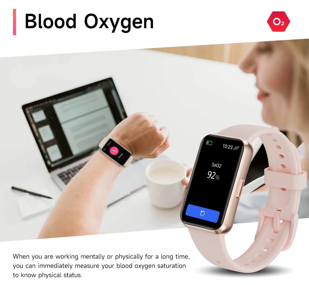 Fitness Tracker with 24/7 Health Monitoring,Heart Rate Sleep Blood Pressure Oxygen Monitor/Calorie Steps Counter Pedometer Activity Smart watchs/Notifications for Android/iOS