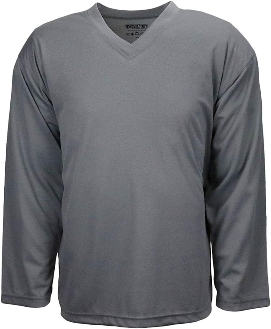 TronX ホッケー練習用ジャージ（グレー） JR - Small/Medium グレー