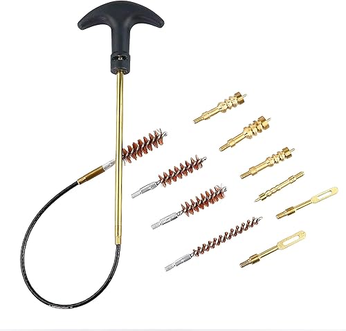 Miniatura 4 de Beileshi Kit universal de limpieza de pistola para rifle pistola escopeta con estuche de transporte