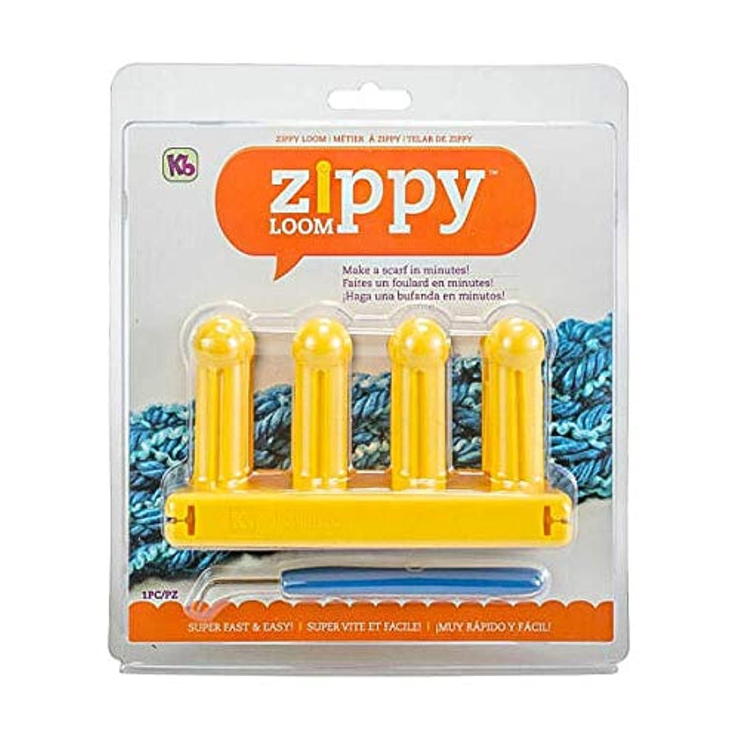 GulfDealz Zippy Loom Authentic Knitting Board with Hook