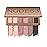 MYSTER ROSEY Nudes 3 Series Mini Eyeshadow Palette, Matte & Shimmer Finish, 6 Champagne Mauve & Black Eye Shadows, Travel Friendly Size, Vegan, Cruelty-free