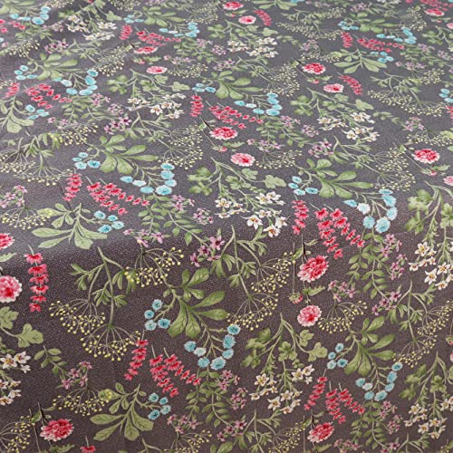 Cotton Flat Sheet Queen Size, Floral Pattern Breathable Bed Top Sheet Easy Care #TOP6