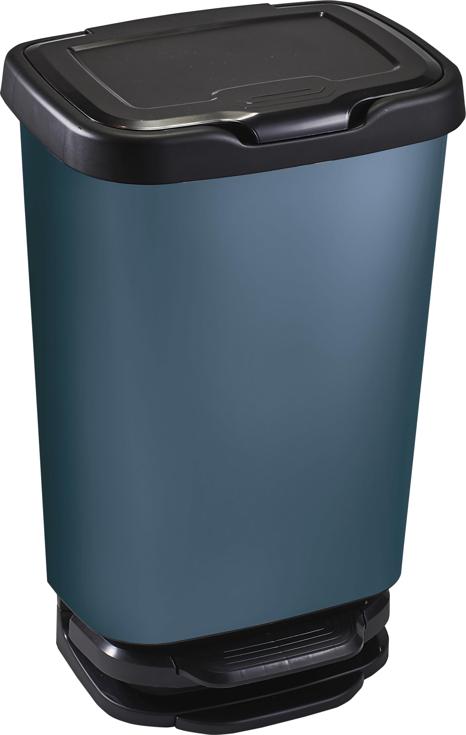 M Home By Mazzei Mondex Mülleimer Mit Pedal – 40 Liter, Soft-Closing, Carbon-Optik, Hergestellt In Italien