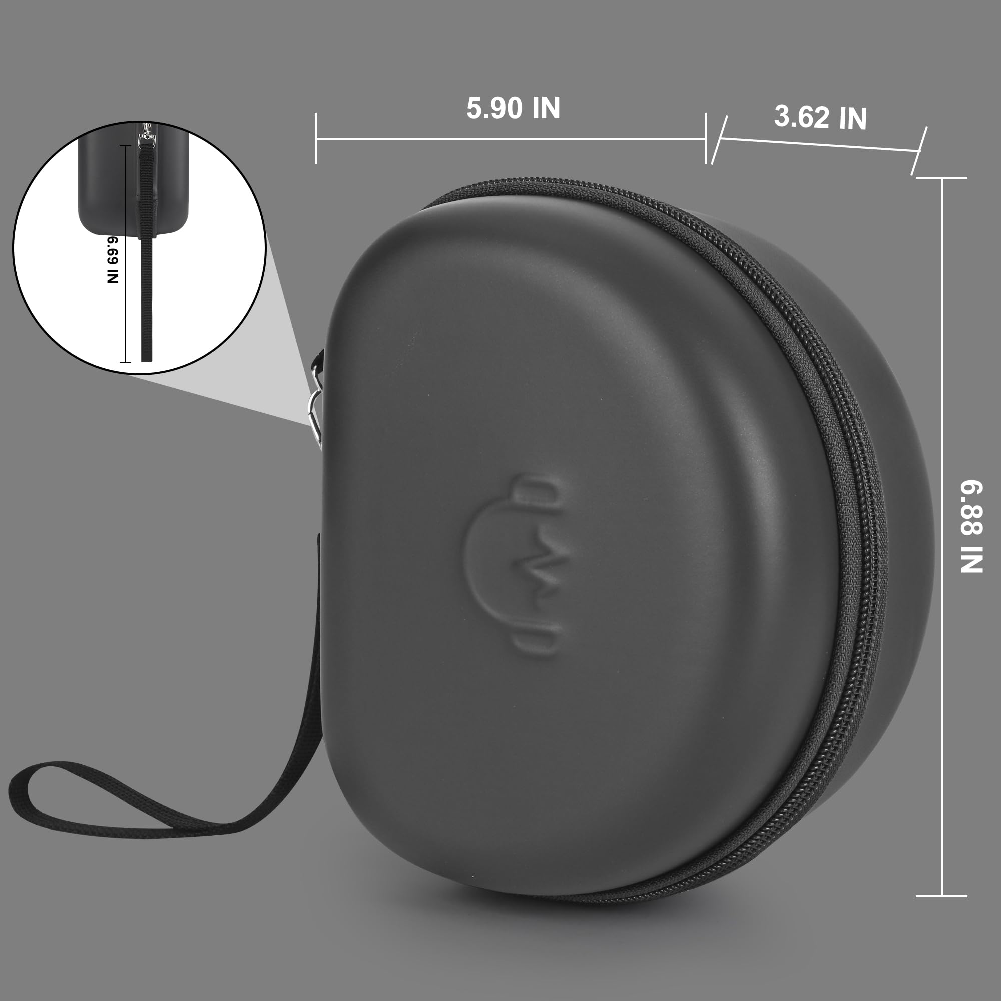 Funda para auriculares compatible con auriculares inalámbricos JLab JBuds Lux ANC, Raycon The Everyday Wireless Bluetooth sobre la oreja (negro)