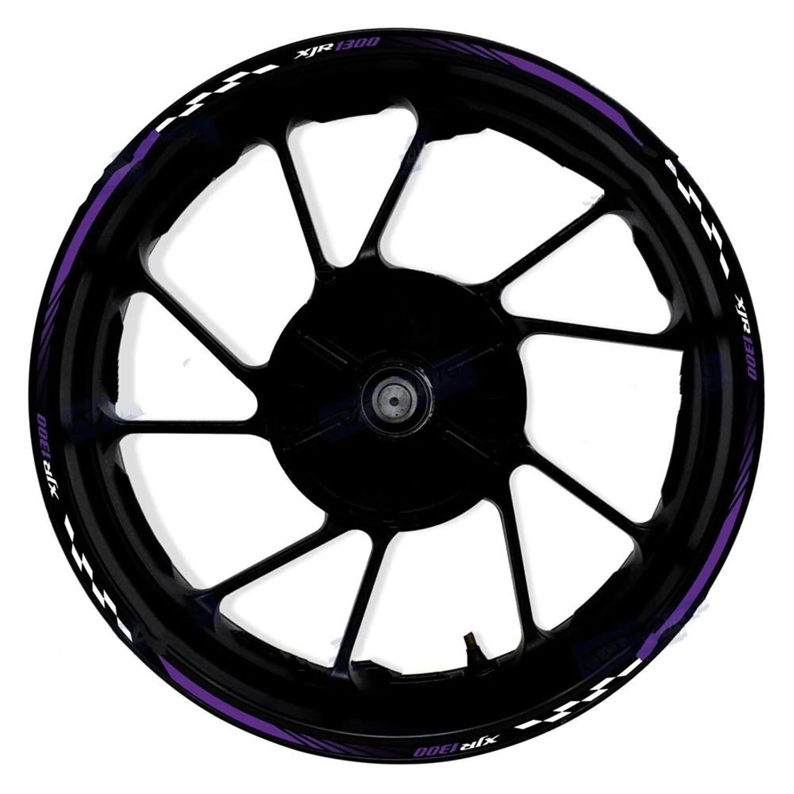 Motorcycle Accessories Reflective Rim Edge Stripes Wheel Stickers for Yamaha XJR1300 XJR 1300(Style 20)