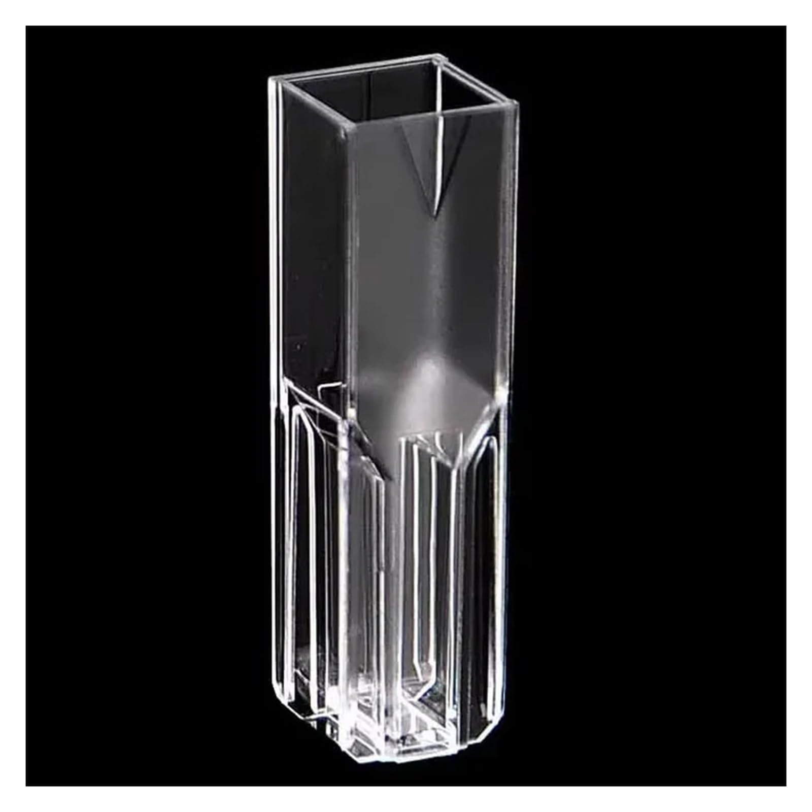 yingyingjia Cubeta PS de 1,5 ml for espectrofotómetro, cubetas de plástico semimicro, trayectoria de luz de 10 mm, rango de longitud de onda de 340 a 750 nm, 100 unidades