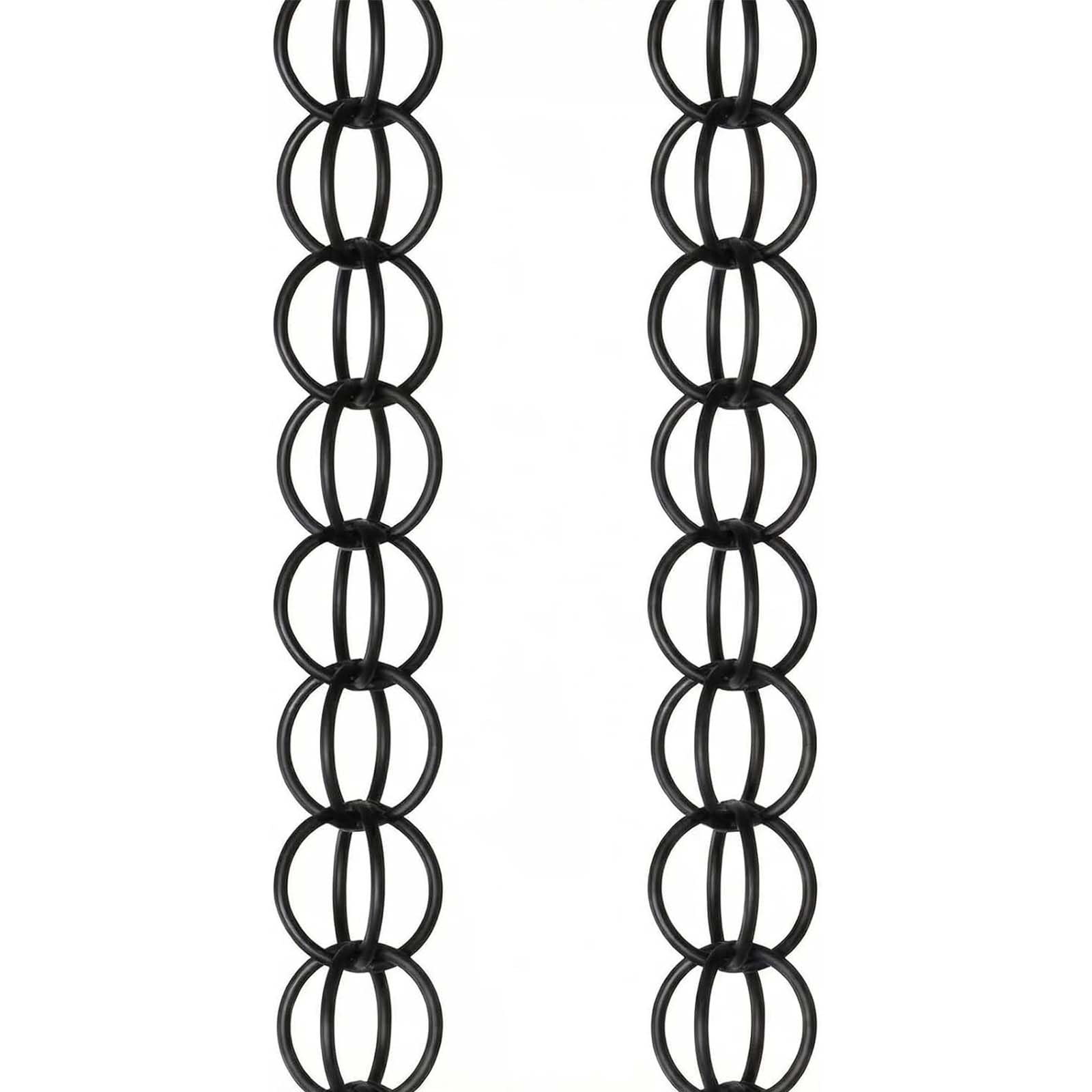 Falenia Decorative Rain Catcher Chain, Rustproof Weatherproof Downspout Alternative, Smooth Water Flow for Rainwater Harvesting, Easy Installation, for Porch Patio Garden Balcony Gazebo Outdoor Use.