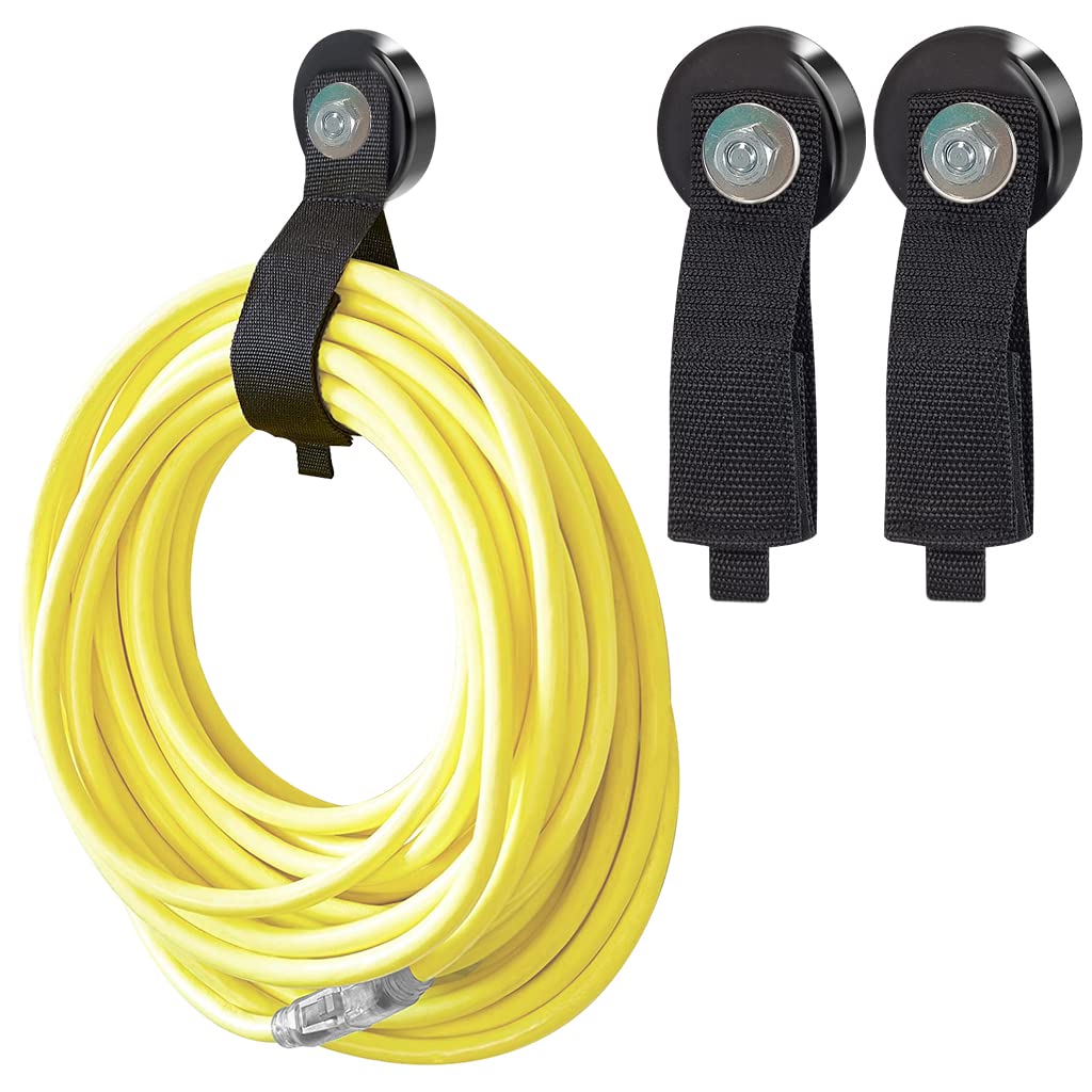 Crochets Magnétiques ANJUU - Lot De 2 - Porte-manteaux Sans Perçage - 4.1kg Capacité