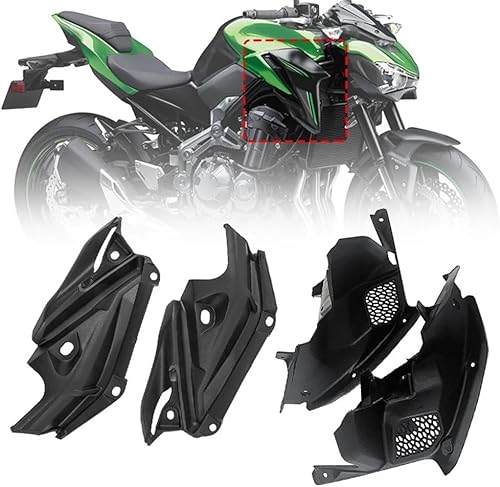 Miniatura 2 de YINZO Motorcycle Winglet Motorcycle Unpainted Inner Air Intake Side Cover Panel Bracket Fairing Fit for Kawasaki Z900 2017 2018 2019 (Color  2)