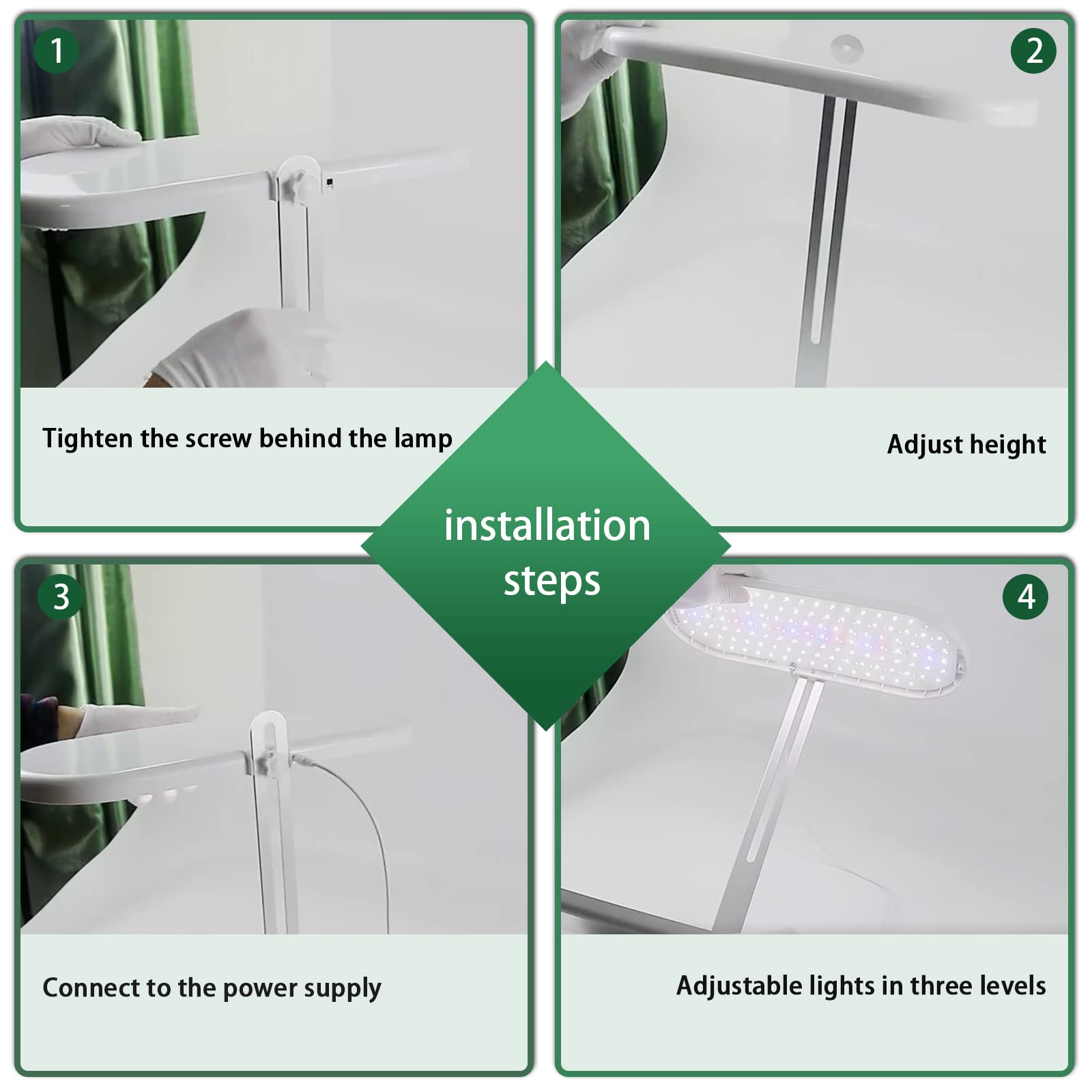 Sistema de cultivo hidropónico para hierbas, kit de germinación ajustable en altura con luz LED para crecer, gran regalo para niños, familia, mamás, jardín