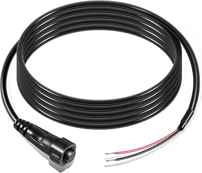 720085-1 Power Cable Replacement for Humminbird PC12 Power Cord, 6 Foot, for All SOLIX and Onix Series Fish Finders