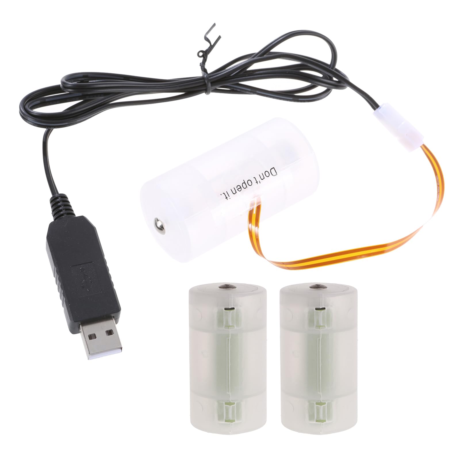 Reliability Power Converter 3xLR20 D Cell Batteries Eliminators for Flashlights and Portable Devices As Conductors