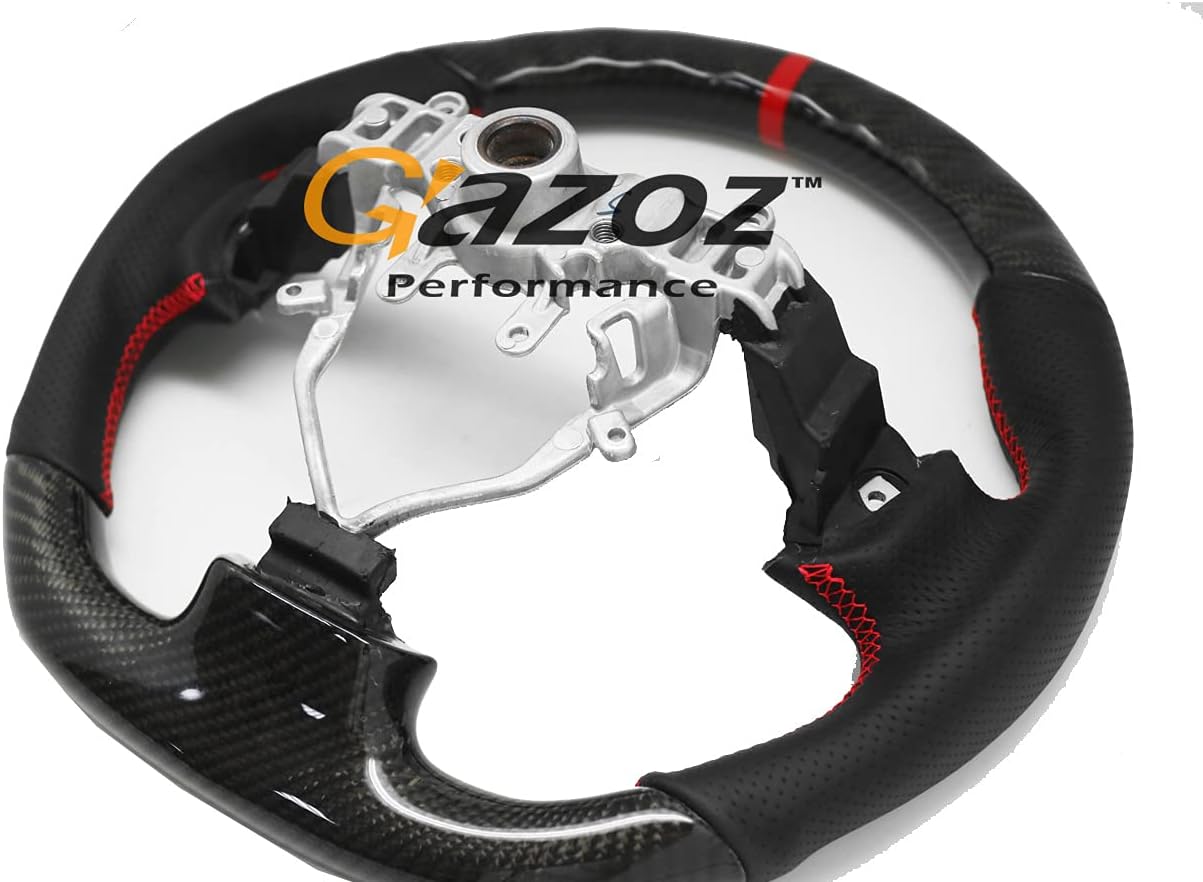 Carbon Perforated Leather Steering Wheel Compatible With Subaru Impreza WRX STi 2008-2014 GR