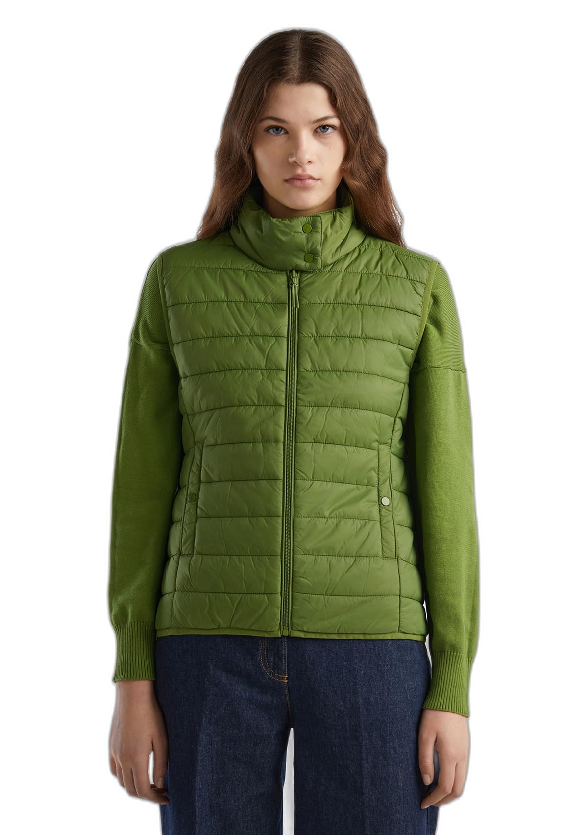 United Colors of Benetton GILET, Zielony las 2G3, XS