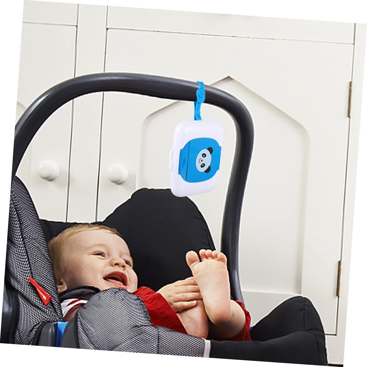 Toddmomy 2pcs Baby Wipe Dispensers Portable Box for Diaper Bag Travel Outdoor Light Compact Design