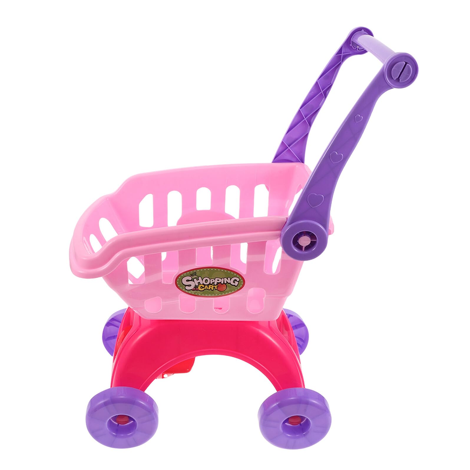 Carrello della Spesa Mini per Ragazzo Ragazza da Gioco Supermercato Piccolo Carrello Giocattolo per Finzione Cestino per Bambola Ornamento da Collezione
