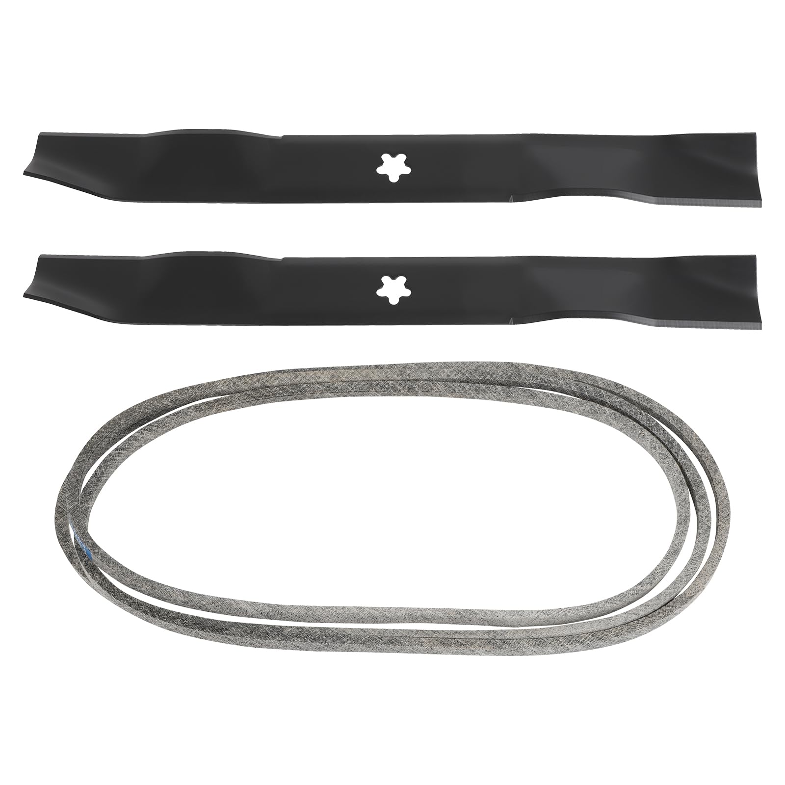 SCITOO Deck Rebuild Kit, 42 Lawn Mower Deck Parts Rebuild Kit Compatible with Craftsman Model LT1000, Including 2 Mower Blades 1 Drive Belt