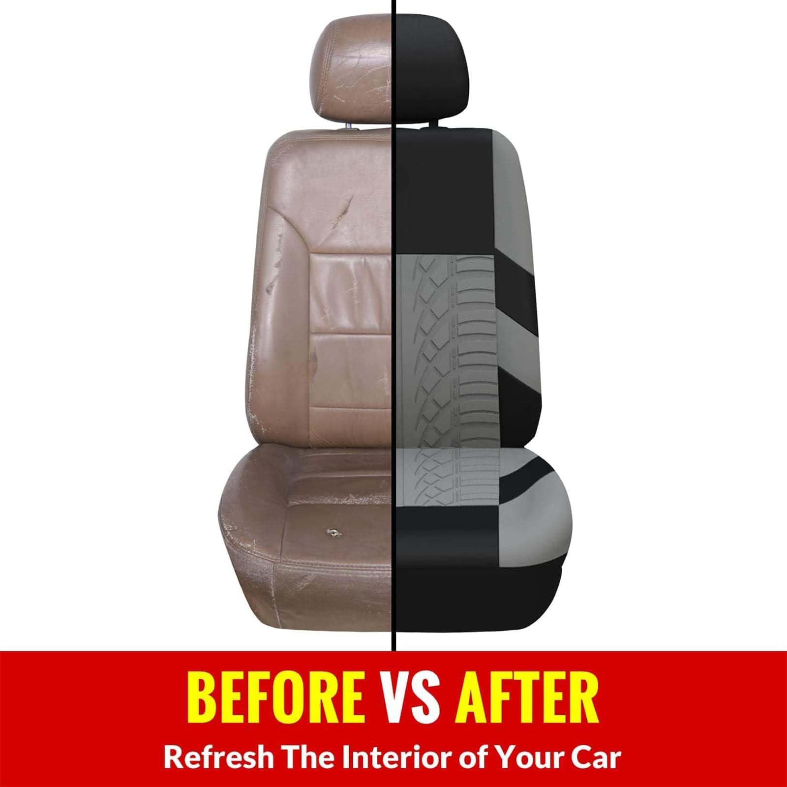 Coche Fundas Asientos para Renault Captur 2019-2022, Coche Cubre Asientos Cómodo Transpirable, Delanteros y Traseros Cubreasientos Protector Completo Juego,B Grey