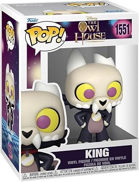 Funko Pop Disney The Owl House - King Clawthorne, 1/6 Odds for Rare Chase Variant - Styles May Vary - Collectable Vinyl Figure - Gift Idea - Official Merchandise - Toys for Kids & Adults