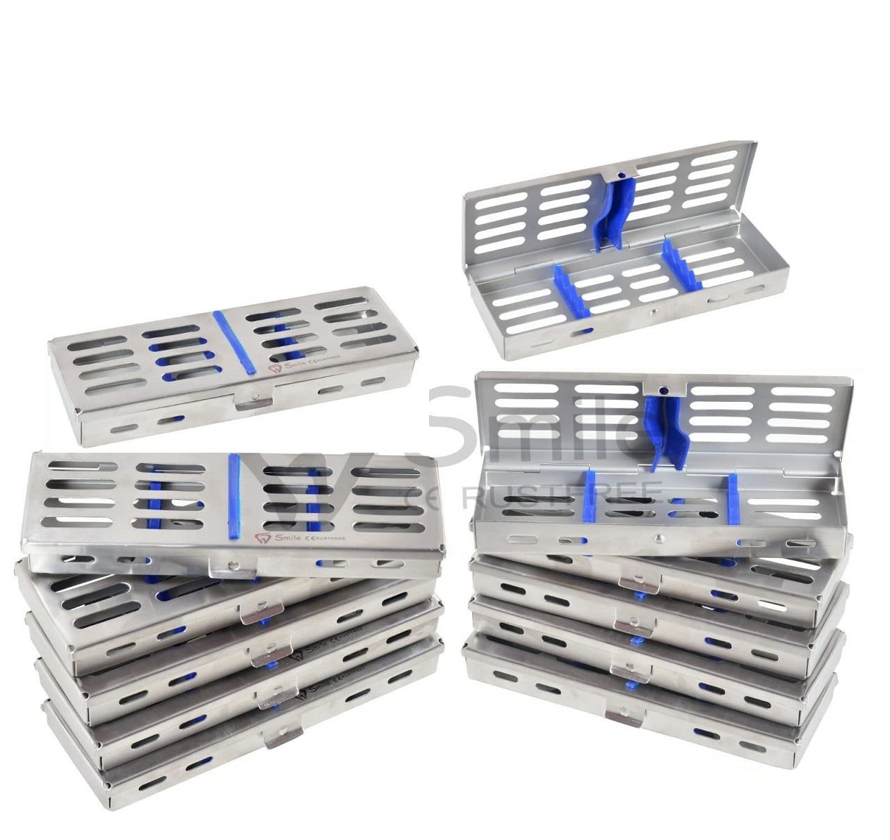 Lot de 10 plateaux de stérilisation pour instruments Smile UK