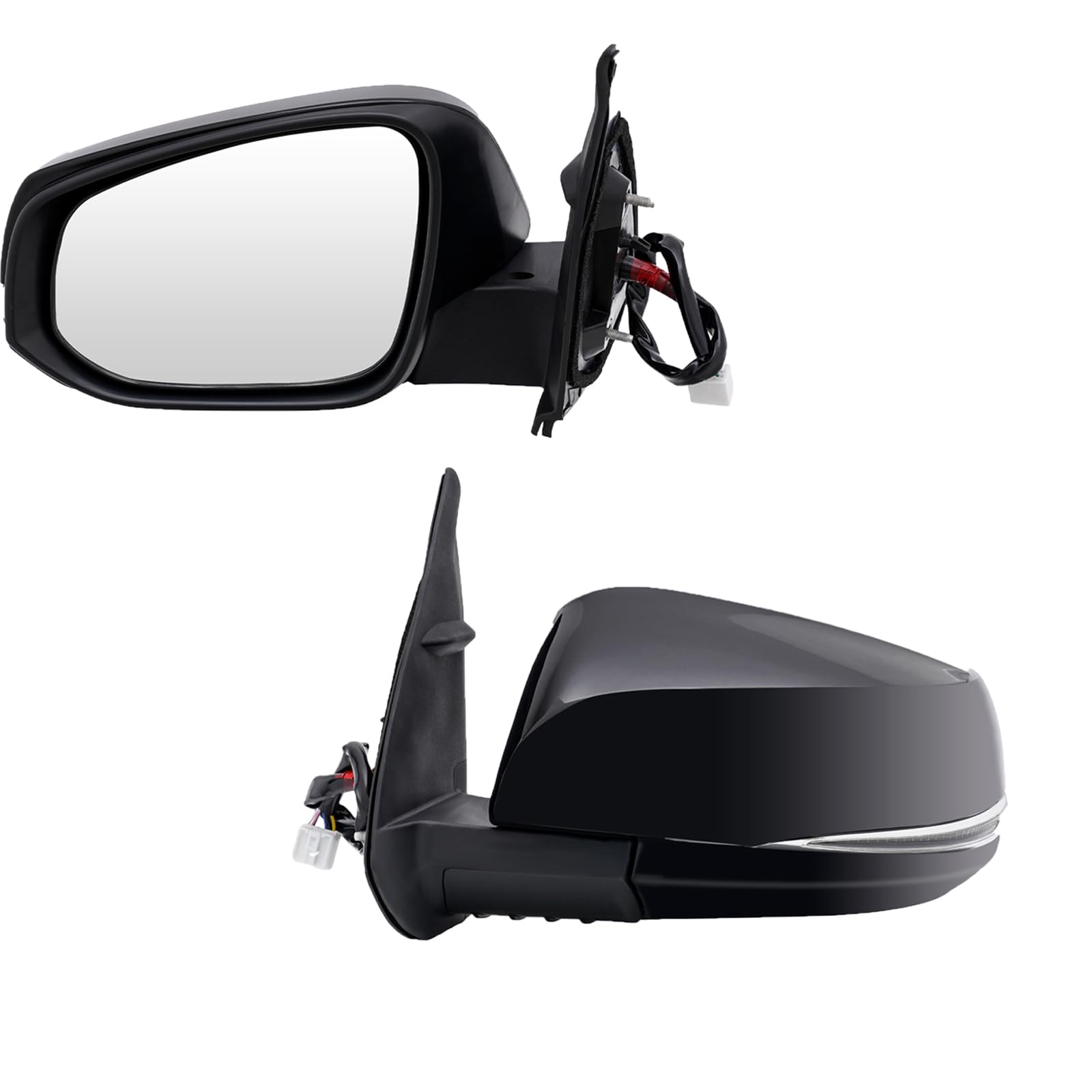 Rear View Mirrors For 2016-2022 Toyota Tacoma Outer Door Mirror Replacement w/Heated,Electric Folding 8794004250 8794504070C0 (Left+Right Side)
