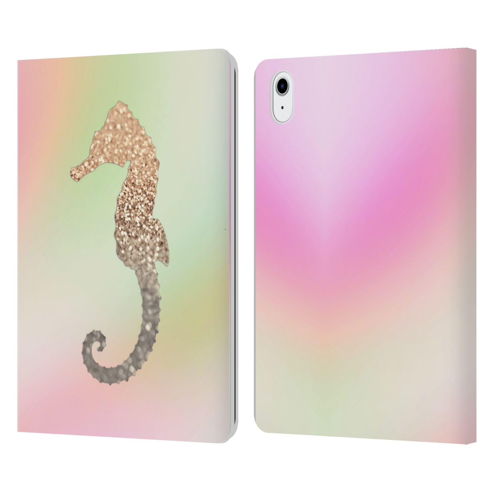 Carcasa de Cuero iPad Air 2020 Monika Strigel Funda Libro de Caballito de Mar 7