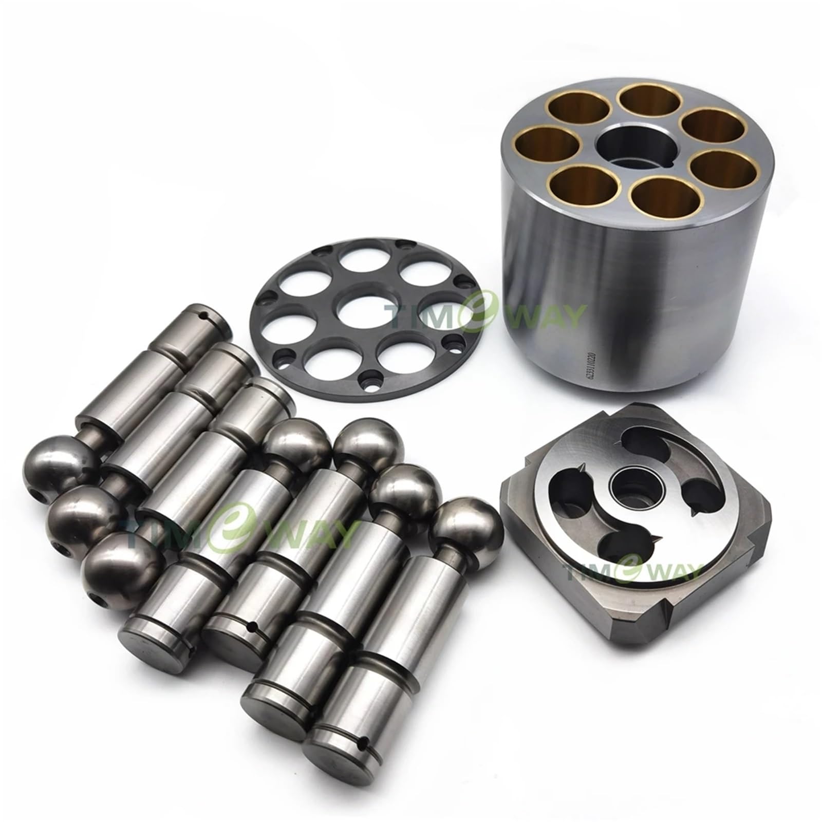 1 x H2V Axialkolbenmotor-Reparatursatz, Motordrehgruppen-Kits für H2V108 Hydraulikmotor, Ersatzteile, Motorzubehör