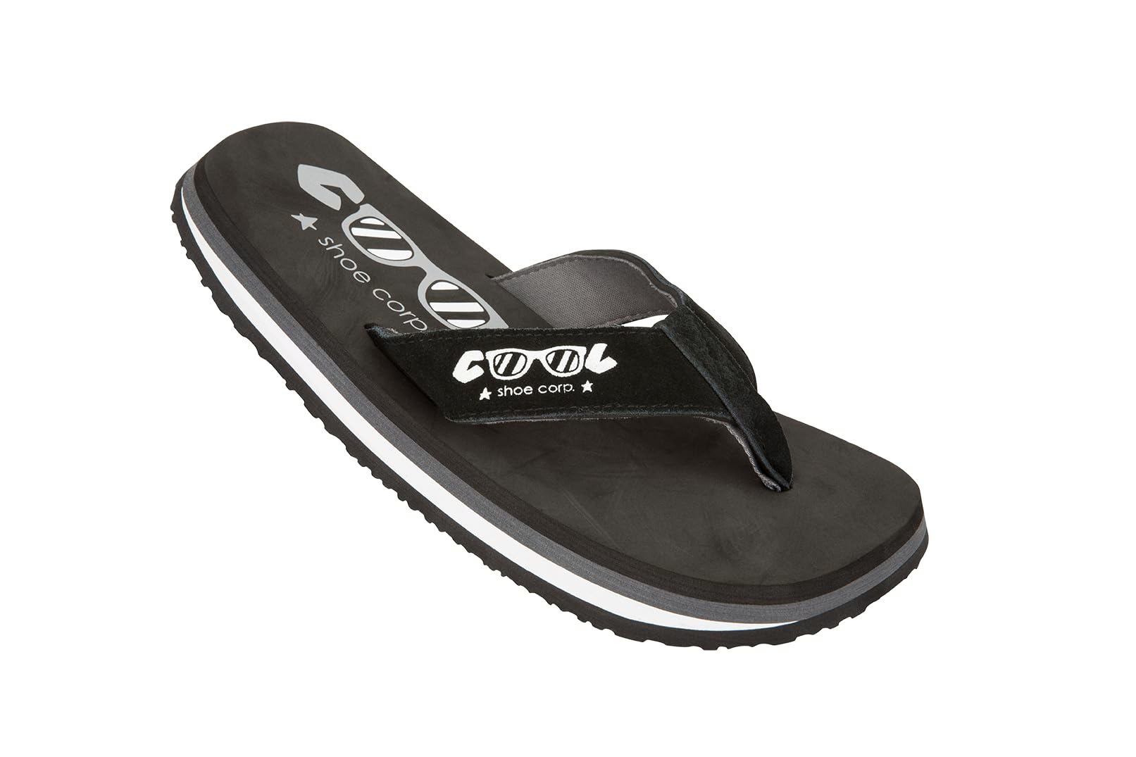 Cool Shoe Original Chanclas para hombre, Black 2., 45/​46 EU