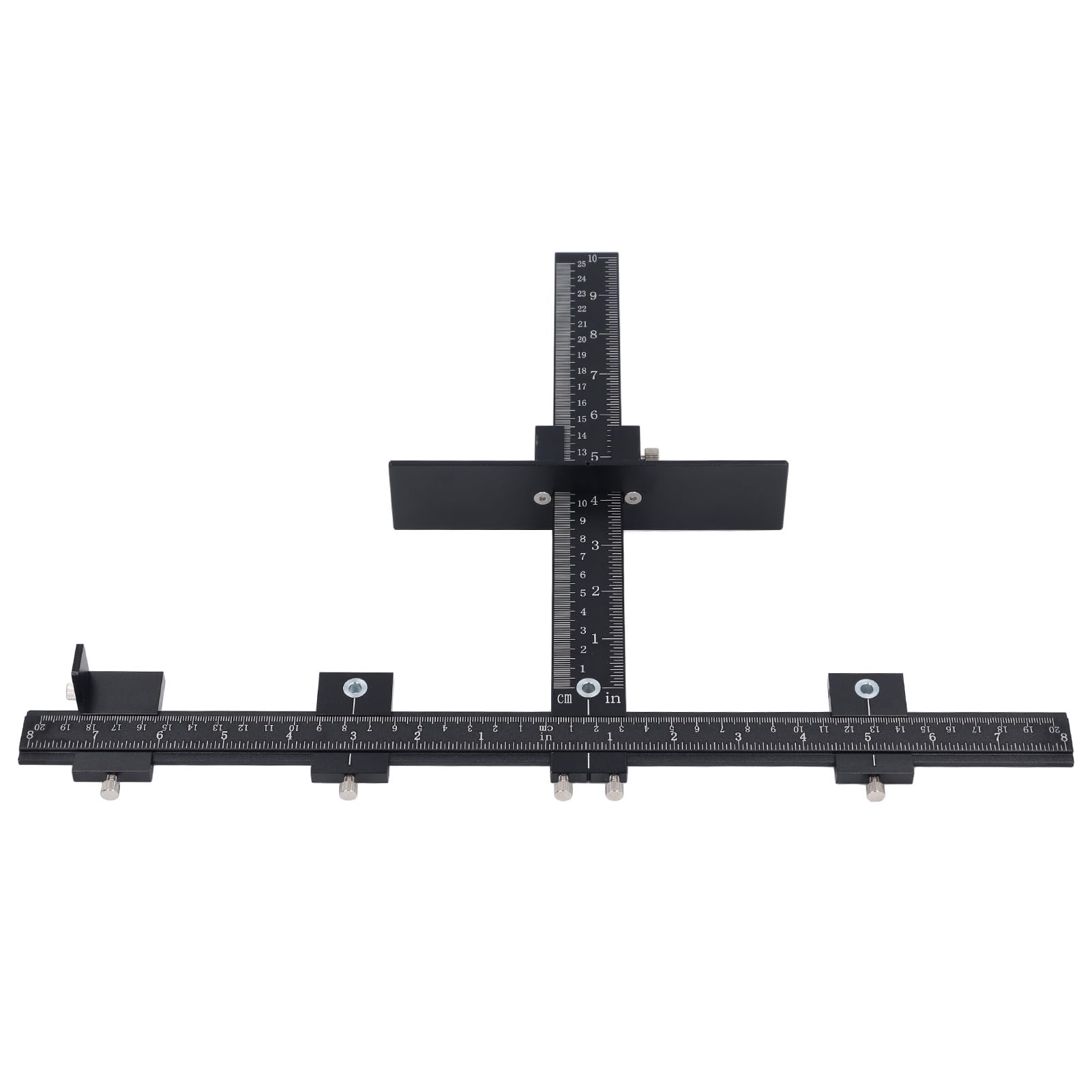 Schrank-Hardware-Grifflehre, Werkzeug aus Aluminiumlegierung für Einstellbaren Bohrabstand und Präzise Installation von Schrank-Schubladentüren