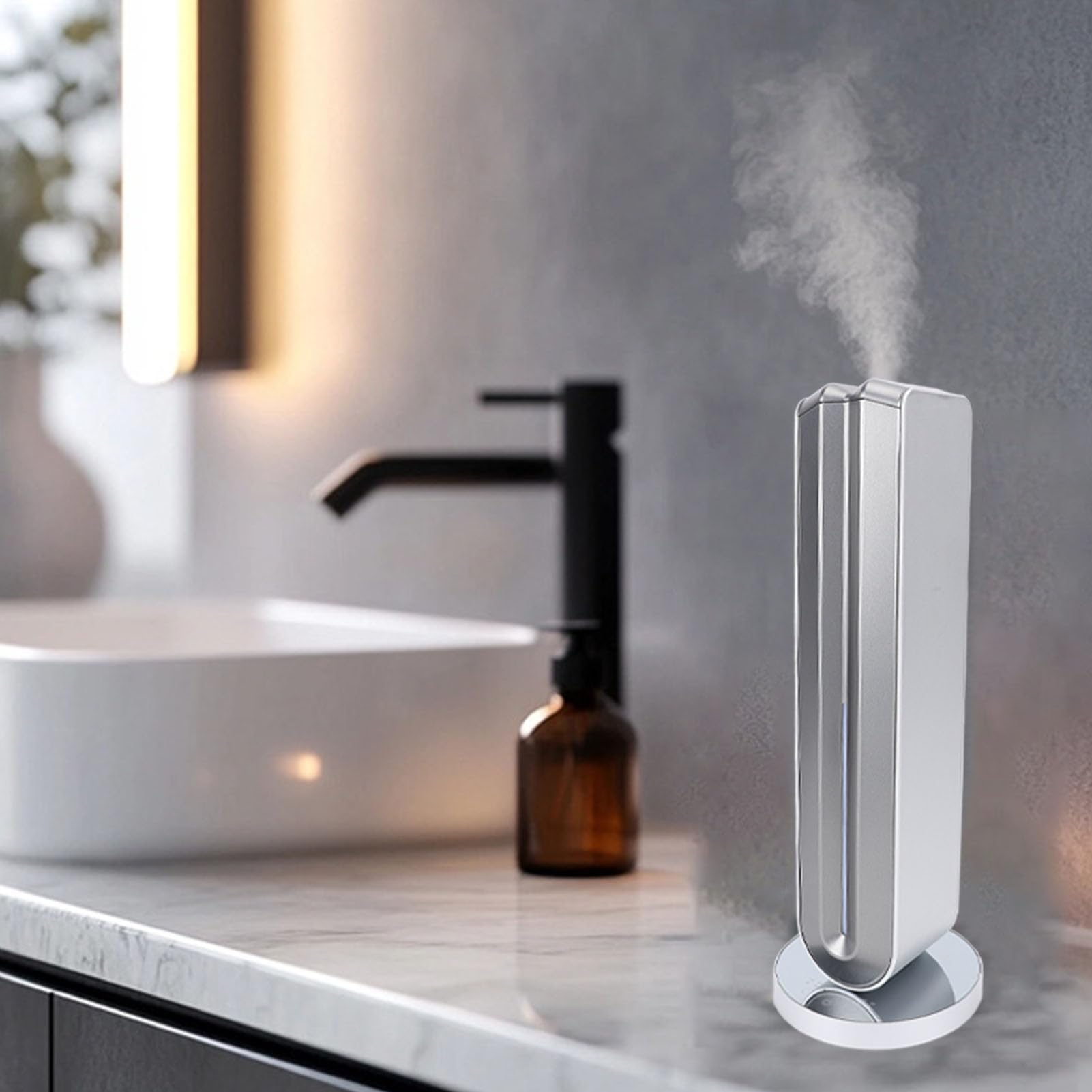 Wasserloser ätherisches Öldiffusor, Berührungskontrolle Aromatherapie Diffuser Diffuser Duftdiffusor, Duft Luftmaschine, Hotelsammlung Diffusor für Home Hotel Office