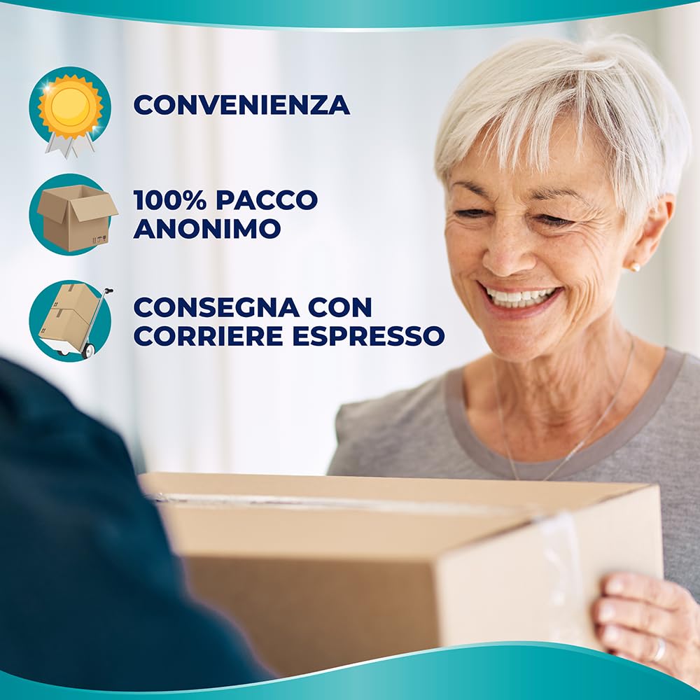 Lines Specialist Pañal de braguita Maxi Plus para incontinencia mujer y hombre, alta protección hasta 12 horas, cero olores, talla L, suministro mensual, paquete de 48 unidades