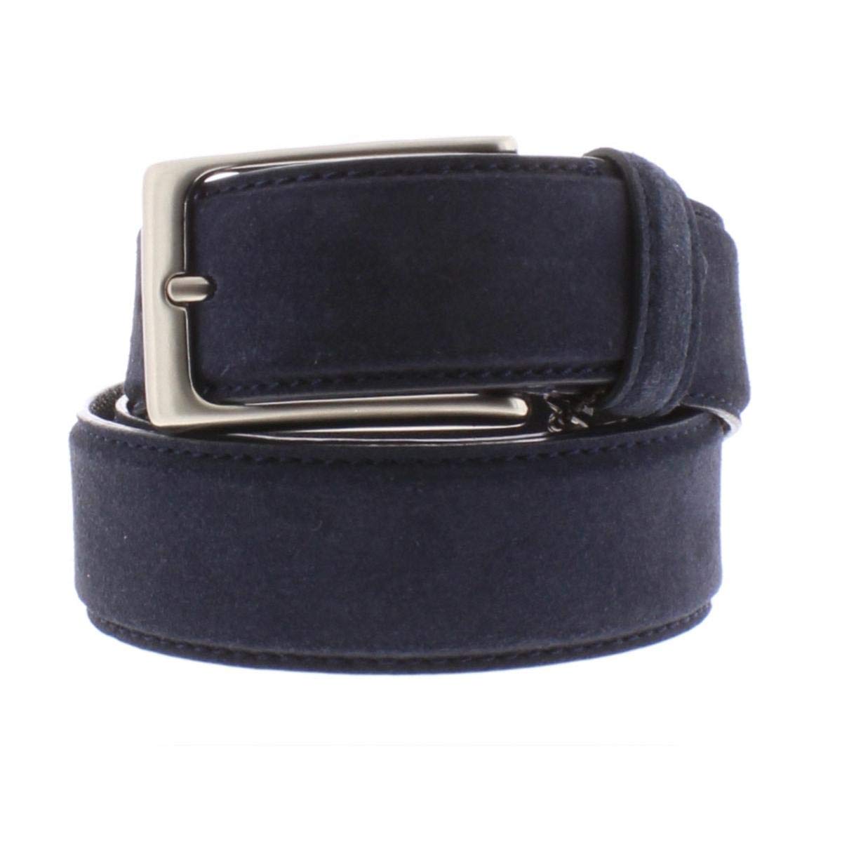 Tasso Elba Men's Faux-Suede Belt Navy XL