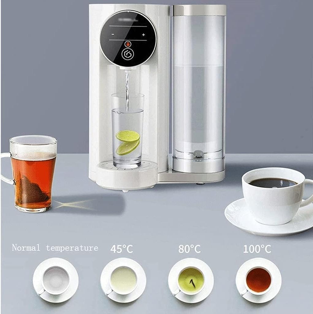 Bouilloire électrique en acier inoxydable avec protection anti-arrêt automatique.