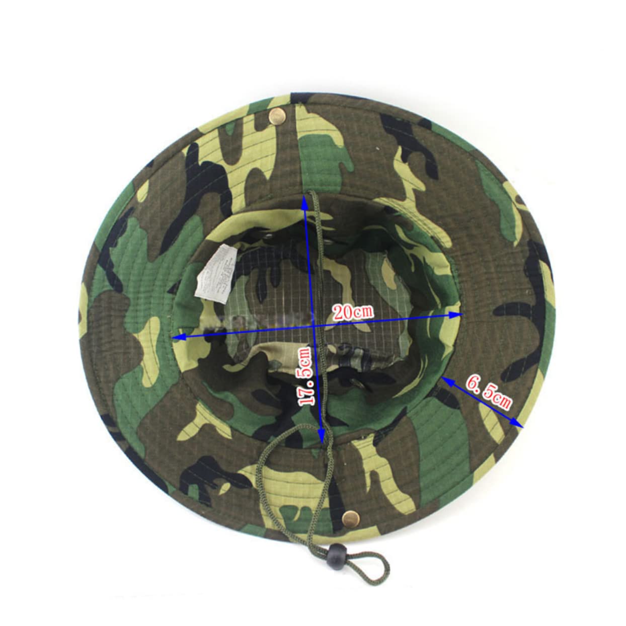 SHERCHPRY 3pezzi Cappello Secchiello Mimetico Unisex per attività Outdoor con Cinturino Ventilazione per Escursionismo Pesca e Campeggio Vari