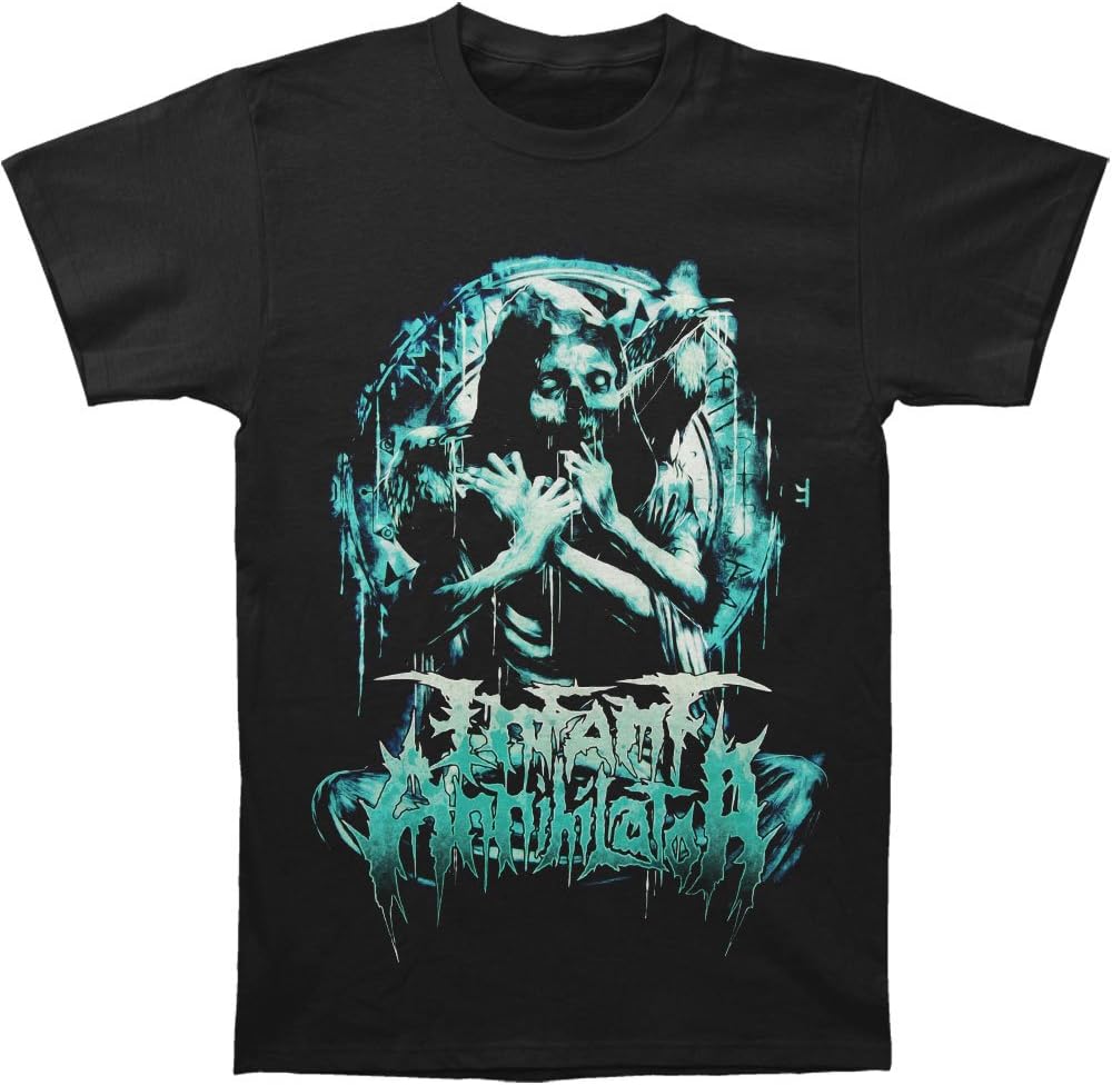 Yustery Infant Annihilator Men's Pinwheel T-shirt Black, 0Black, X-Large