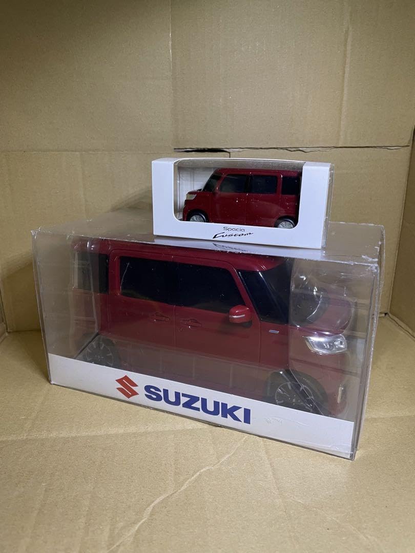 Amazon.co.jp: スペーシアカスタム53sカラーサンプル1/18サイズ赤 