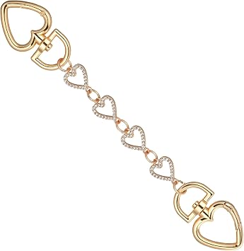 Purse Extender Chain, Gold Bag Extender Chain for Handbags Crossbag Shoulder Bag