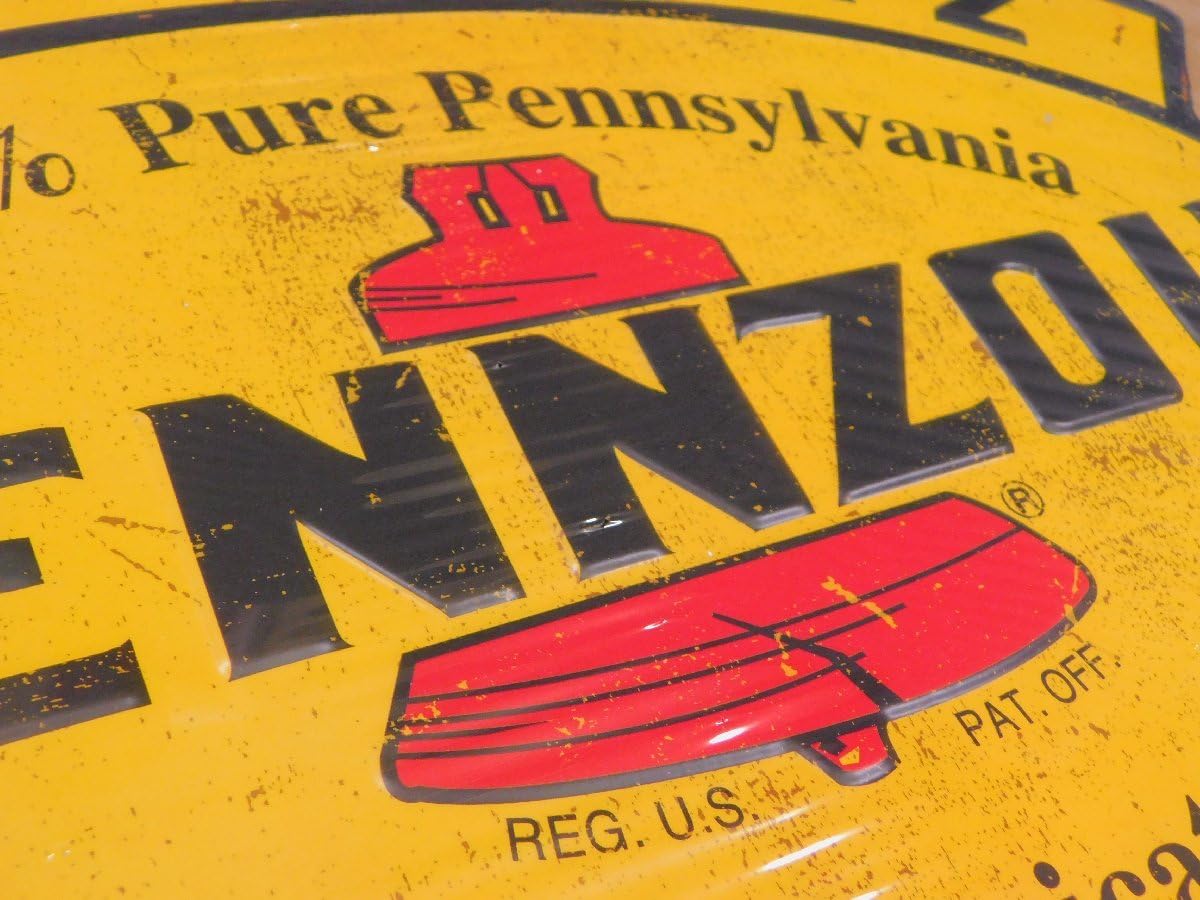 Amazon.co.jp: PENNZOIL ペンズオイル エンボスメタルサイン／オーバル