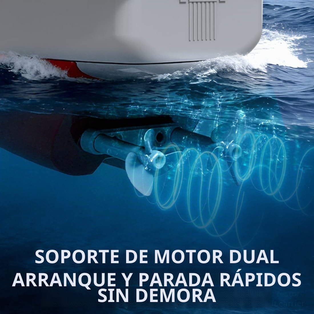 Portaaviones RC para piscina y mar, buque de guerra teledirigido de 2,4GHz con cañón de agua, barco militar eléctrico impermeable con motor dual, alta/baja velocidad, 30 minutos de tiempo de