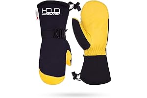 HANDLANDY Leather Ski Mittens That Keep Your Hands Warm