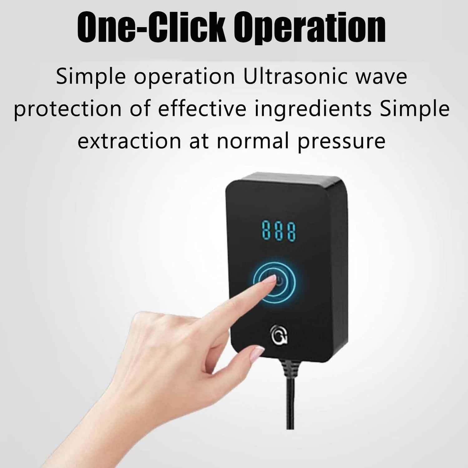 Homogeneizador ultrasónico de mano de 80 W para procesamiento de líquidos, 250 ml con soporte y sonda de 8 mm para interrupción y mezcla de células
