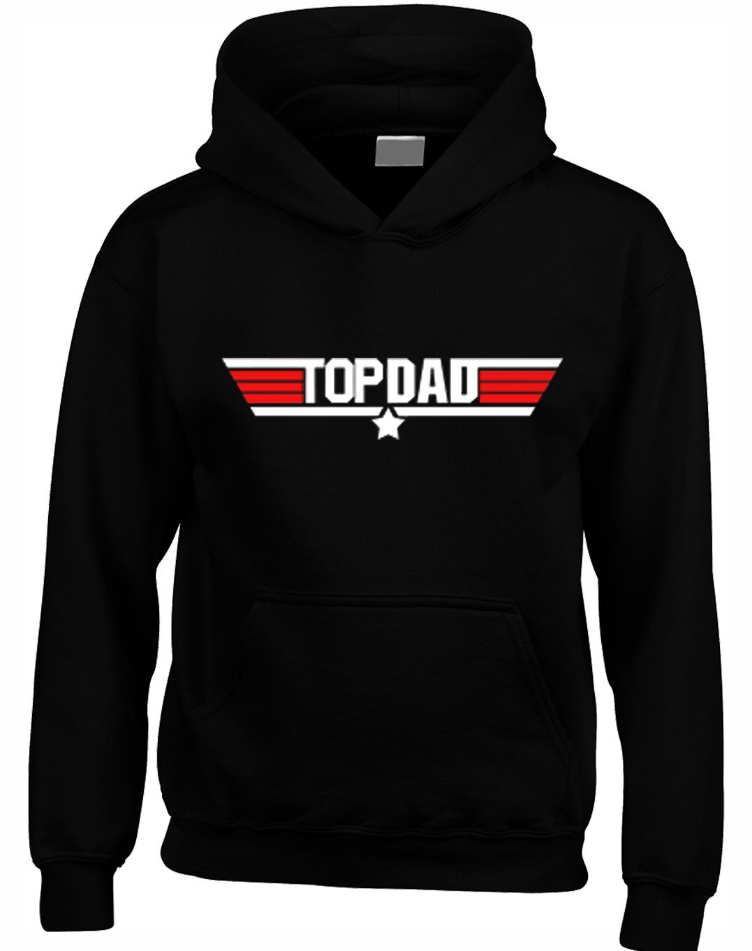 Crown Designs Men's Black Top Dad Action Movie Film Inspired Gift Unisex Hoodies For Wo & Teenagers - /Xx-Large