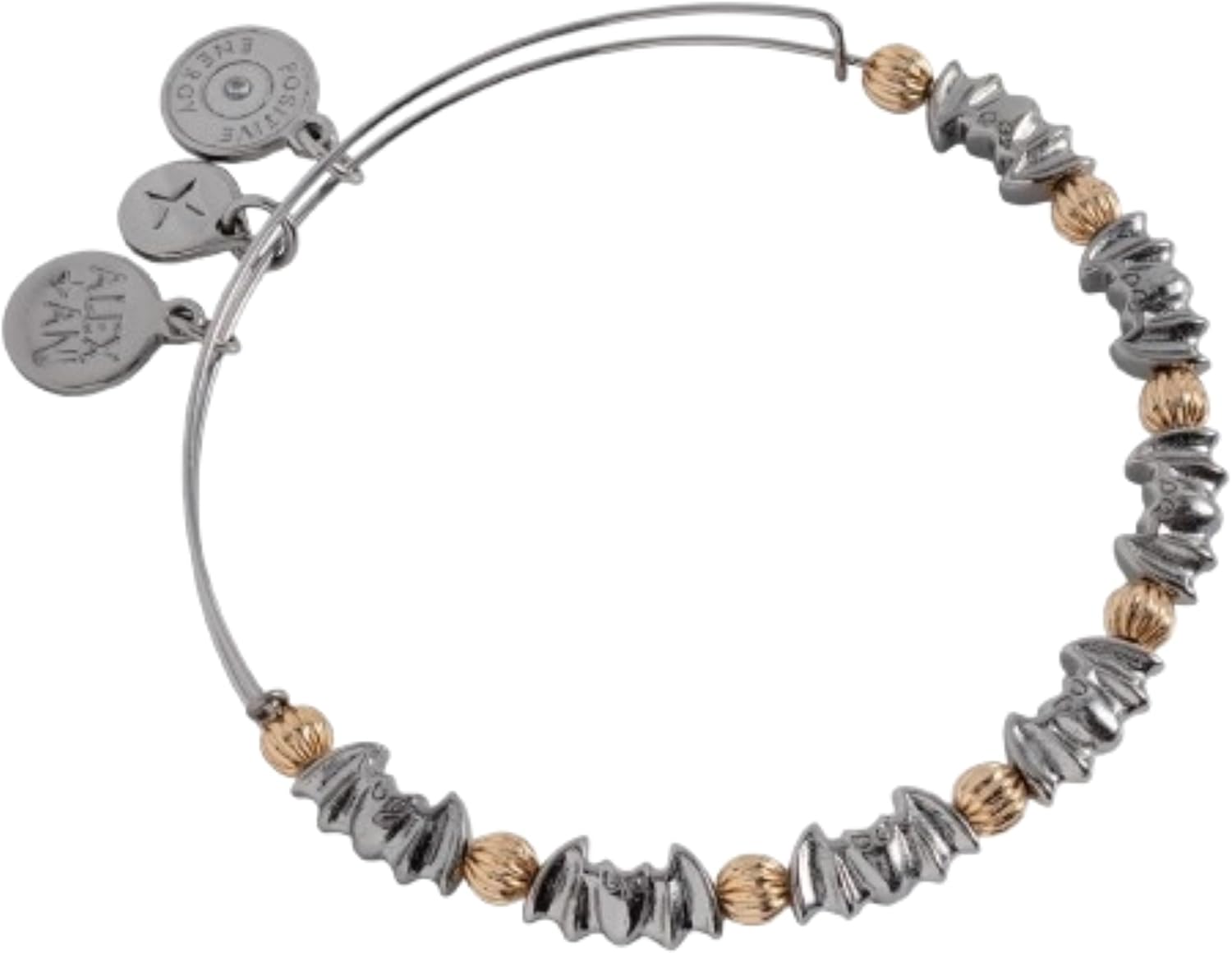Alex and Ani Skull Beaded Bangle