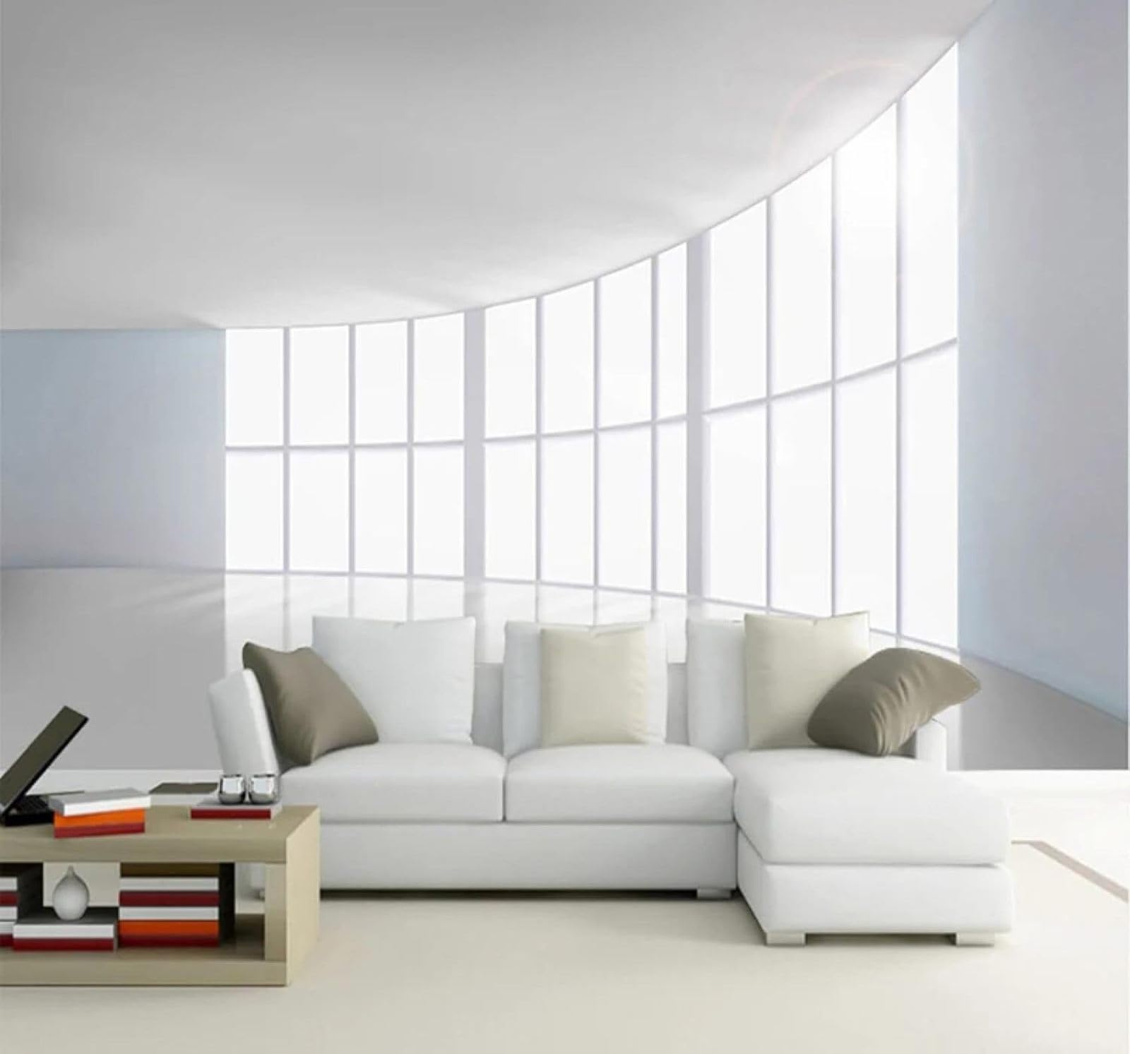 XLMING Minimalist Abstract Three Dimensional Corridor Spatial Expansion 3D Wallpaper Luxury Home Dining Decor Paste Sofa Living Room The Wall for Bedroom Mural-400cm×280cm
