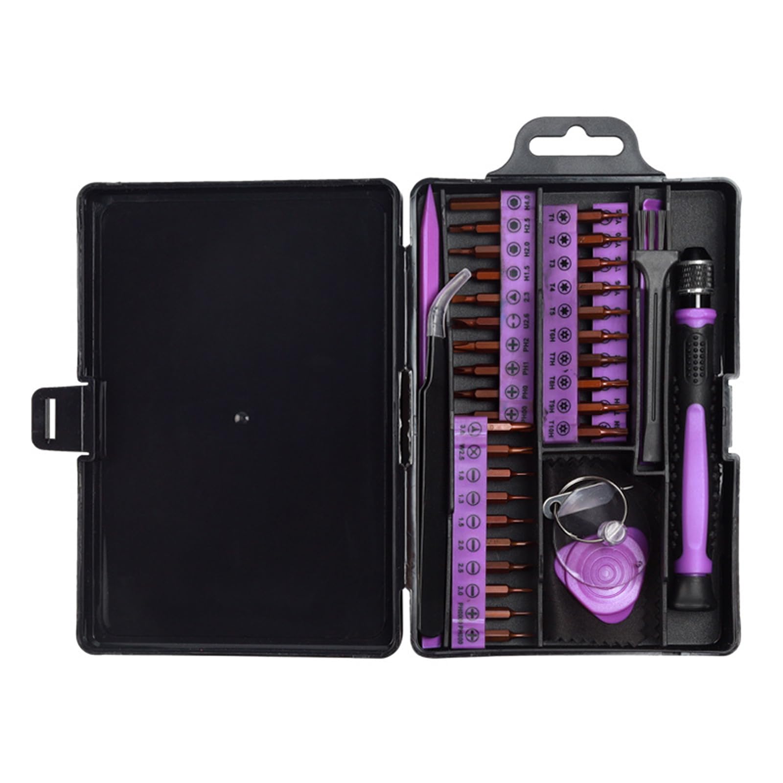 Tsophreniq Purple Of 49 Sturdy Steel Miniature Screwdriver Miniature Screwdriver Set Perfect For Home And Electronic Device Repairs Electronics