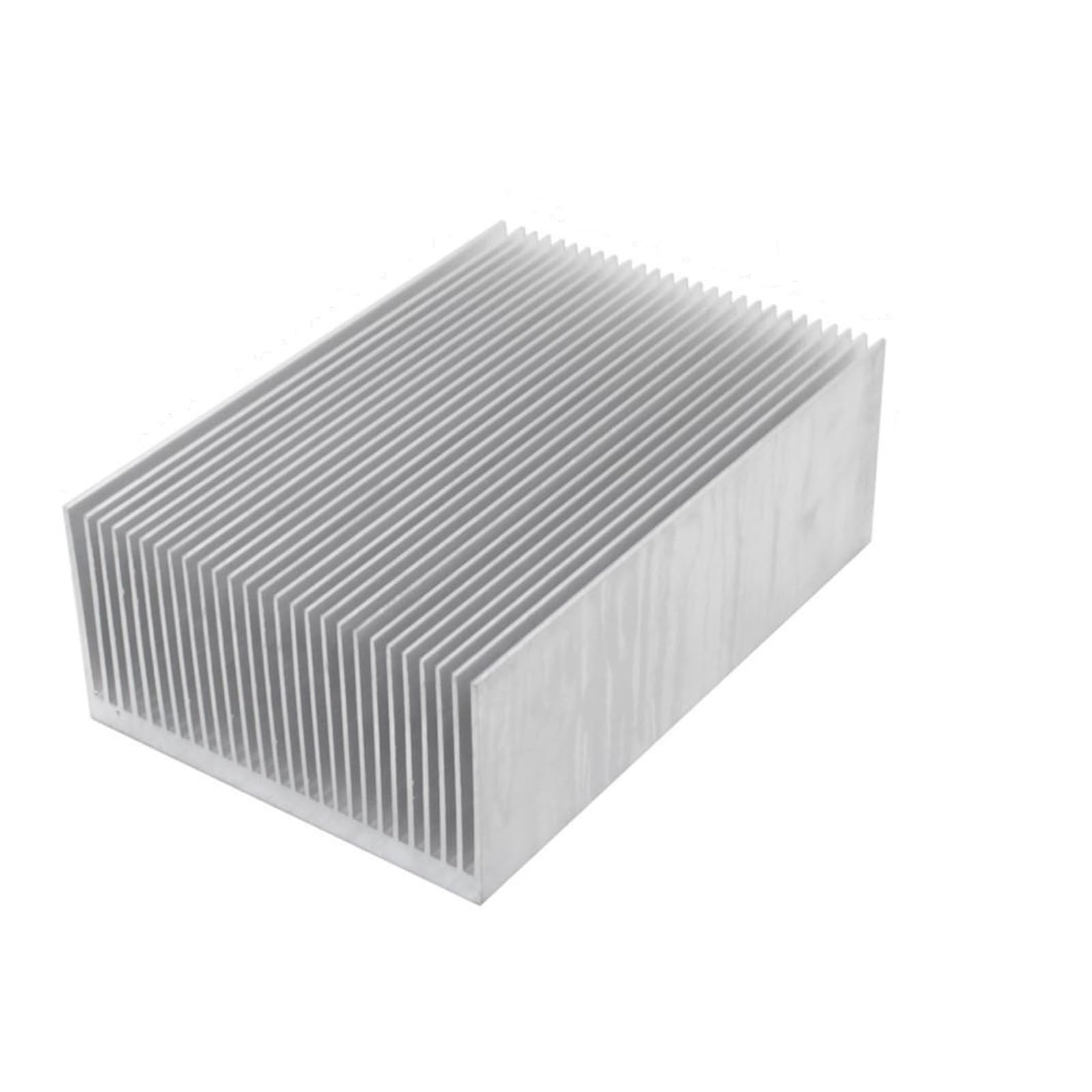 Dissipatore di calore in alluminio estruso per radiatore per chip elettronico LED, circuito integrato LCD, raffreddamento con nastro termico (100 x 69 x 36 mm)