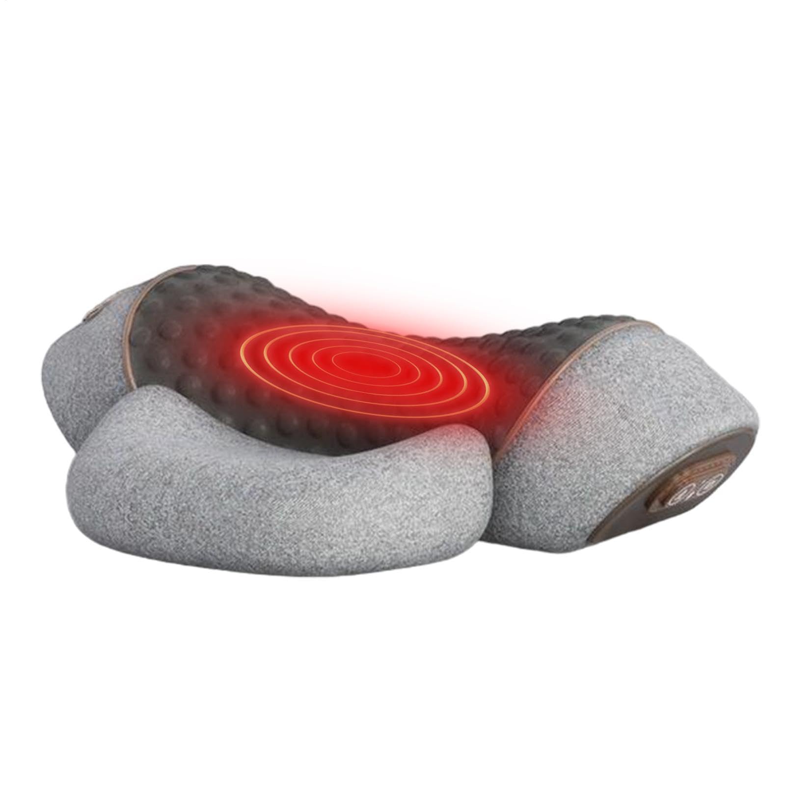 Massagekissen Ergonomischer Elektrischer Schulter Rücken Kopf Massager | Muskellinderungskissen Für Schlaf, Auto, Reisen, Büro, Männer, Frauen, Erwachsene,